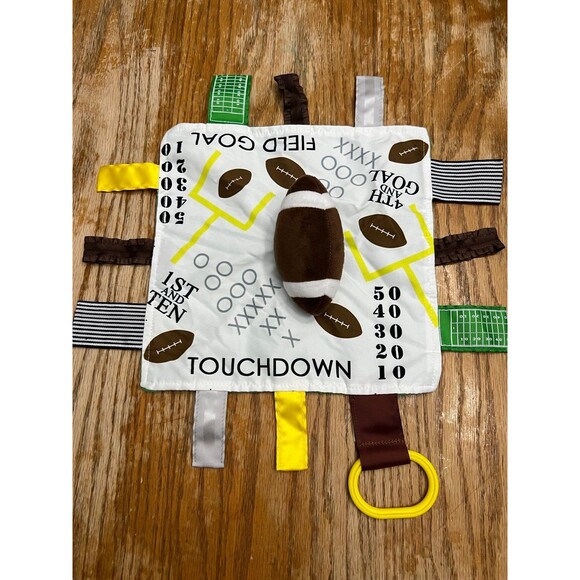 Baby Boy Football / Thanksgiving Outfit & Lovey Size 3 Months - Picture 5 of 6